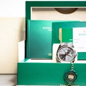 2020 Rolex DateJust 41 Slate Dial Fluted Bezel Jubilee 126334 – Full Set