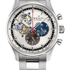 Zenith Chronomaster El Primero Open Watch - Steel - Silver Dial - Stainless Steel Bracelet - 03.2040.4061/69.M2040