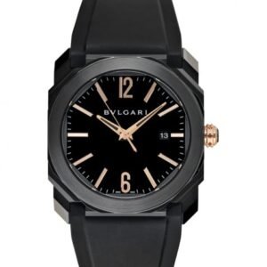 Bvlgari Octo L'Originale Automatic Black Dial Stainless Steel Men's Watch
