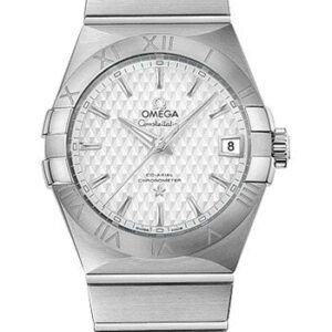 Omega Constellation Co-Axial Watch - 38 mm Steel Case - Silver Dial - 123.10.38.21.02.003