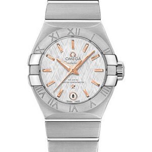 Omega Constellation Co-Axial Master Chronometer Watch - 27 mm Steel Case - White -Silvery Dial - 127.10.27.20.02.001