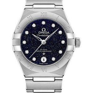 Omega Constellation Omega Co-Axial Master Chronometer - 29 mm Steel Case - Blue Glass Diamond Dial - 131.10.29.20.53.001