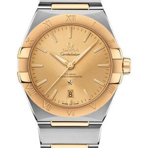 Omega Constellation OMEGA Co-Axial Master Chronometer - 39 mm Steel And Yellow Gold Case - Champagne Dial - 131.20.39.20.08.001