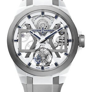 Ulysse Nardin Blast 45 mm Beware of Blast - Titanium And Ceramic Case - White Dial - Rubber Strap