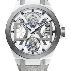 Ulysse Nardin Blast 45 mm Beware of Blast - Titanium And Ceramic Case - White Dial - Rubber Strap