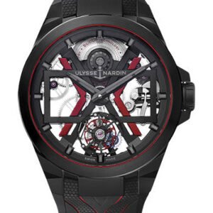 Ulysse Nardin Blast 45 mm Beware of Blast - Titanium And Ceramic Case - Black Dial - Rubber Strap