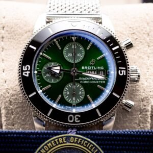 2025 BNIB - Breitling SuperOcean Chronograph Green 44mm- Breitling A13313