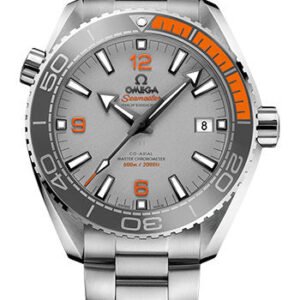 Omega Seamaster Planet Ocean 600 M Co-Axial Master Chronometer Watch - 43.5 mm Titanium Case - Unidirectional Grey Ceramic Bezel - Grade 5 Titanium Dial - 215.90.44.21.99.001