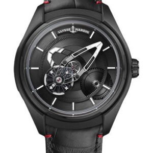 Ulysse Nardin Freak X 43 mm Beware of Blast - Titanium Case - Black Dial - Leather Strap
