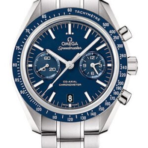 Omega Speedmaster Moonwatch Co-Axial Chronograph Watch - 44.25 mm Steel Case - Blue Tachymeter Bezel - Blue Dial - 311.90.44.51.03.001