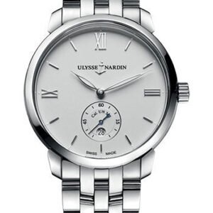 Ulysse Nardin Classico Manufacture 40 mm - Steel Case - White Dial - Steel Bracelet