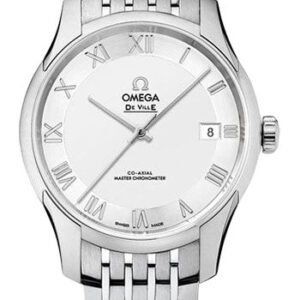 Omega De Ville Hour Vision Co-Axial Master Chronometer Watch - 41 mm Steel Case - Two-Zone -Silver Dial - 433.10.41.21.02.001
