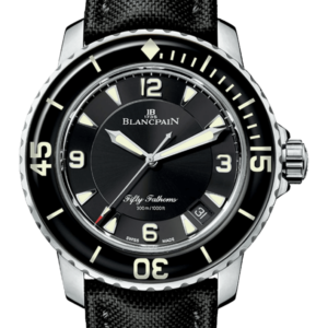 Blancpain Fifty Fathoms Automatique Steel Black Canvas Men's Watch - 5015 1130 52A