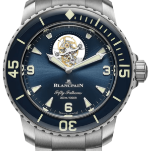 Blancpain Fifty Fathoms Tourbillon 8 Jours Titanium Men's Watch - 5025 12B40 98S