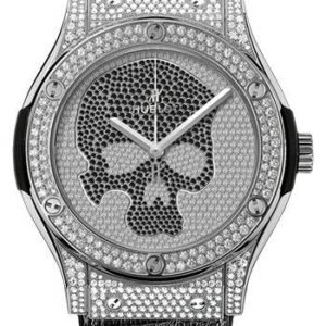 Hublot Classic Fusion Skull Titanium Full Pave Watch-511.NX.9000.LR.1704.SKULL