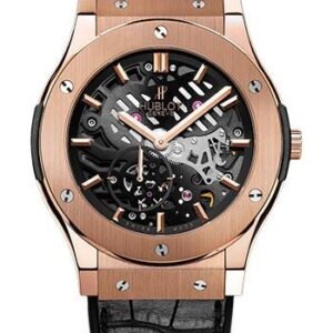 Hublot Classic Fusion Extra-Thin Skeleton King Gold Watch-515.OX.0180.LR