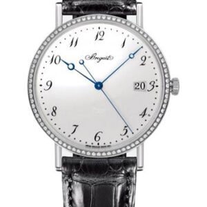 Breguet Classique 5178 - White Gold Case - White Enamel Dial - Black Leather Strap - 5178BB/29/9V6/D000