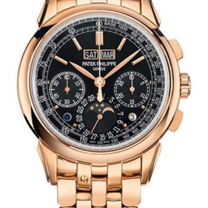 Patek Philippe Grand Complications Chronograph Perpetual Calendar - Rose Gold - Ebony Black Sunburst Dial - 5270/1R-001