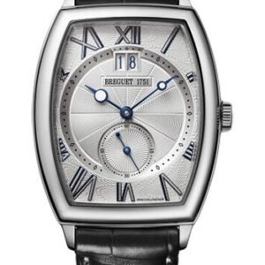Breguet HŽritage 5410 - White Gold Case - Silver Dial - Black Leather Strap - 5410BB/12/9VV