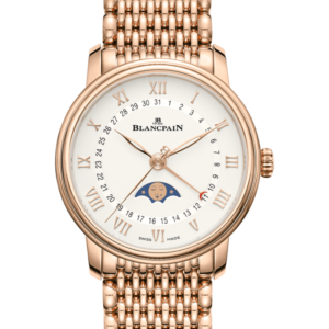 Blancpain Villeret Quantieme Phases de Lune Red Gold Ladies Watch - 6126 3642 MMB
