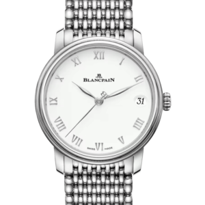 Blancpain Villeret Women Date Steel Mille Mailles Ultra-Slim Ladies Watch - 6127 1127 MMB