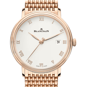 Blancpain Villeret Ultraplate Date Red Gold Ultra-Slim Men's Watch - 6224 3642 MMB