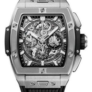 Hublot Spirit of Big Bang Titanium Watch - 42 mm - Sapphire Dial - Black Rubber Strap-642.NX.0170.RX