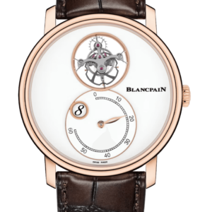 Blancpain Villeret Tourbillon Heure Sautante Minutes Retrograde Alligator Men's Watch - 66260 3633 55B