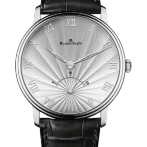 Blancpain Villeret Ultraplate Retrograde White Gold Black Alligator Men's Watch - 6653 1542 55B