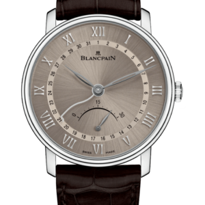 Blancpain Villeret Ultraplate Date Retrograde Seconds Brown Alligator Men's Watch - 6653Q 1504 55A