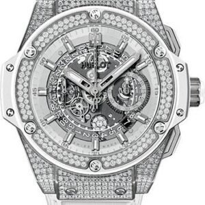 Hublot King Power Unico White Pave Watch-701.NE.0127.GR.1704