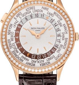 Patek Philippe Complications World Time 36 mm Rose Gold Ivory Dial - 7130R-013