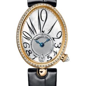 Breguet Reine de Naples 8918 - Yellow Gold Case - Mother-Of-Pearl Dial - Black Leather Strap - 8918BA/58/964/D00D3L
