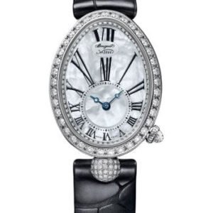 Breguet Reine de Naples 8928 - White Gold Case - Mother-Of-Pearl Dial - Black Leather Strap - 8928BB/51/944/DD0D3L