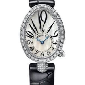 Breguet Reine de Naples 8928 - White Gold Case - Mother-Of-Pearl Dial - Black Leather Strap - 8928BB/5W/944/DD0D3L