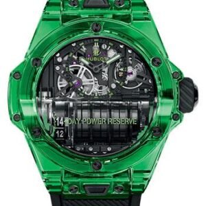 Hublot Big Bang MP-11 Power Reserve 14 Days Green SAXEM Watch - 45 mm - Sapphire Crystal Dial Limited Edition of 6-911.JG.0129.RX