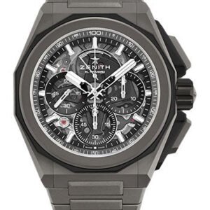 Zenith Defy Extreme Watch - Microblasted Ti - Tinted Sapphire Dial - Metal Bracelet - 97.9100.9004/02.I001