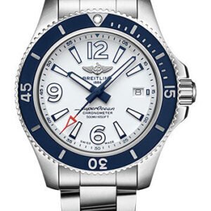 Breitling Superocean Automatic 42 Watch - Steel - White Dial - Steel Bracelet - A17366D81A1A1