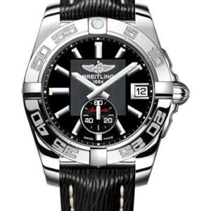 Breitling Galactic 36 Automatic Watch - Steel - Volcano Black Dial - Black Sahara Strap - A3733012/BA33/213X/A16BA.1