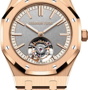 Audemars Piguet Royal Oak Flying Tourbillon 41mm Pink Rose Gold Grey Dial 26730OR.OO.1320OR.05