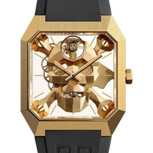 Bell & Ross BR 01 Cyber Skull Bronze - Rubber Strap
