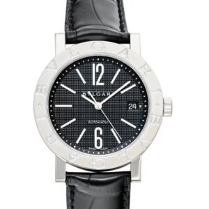 Bvlgari Automatic Black Dial Stainless Steel Men's Watch