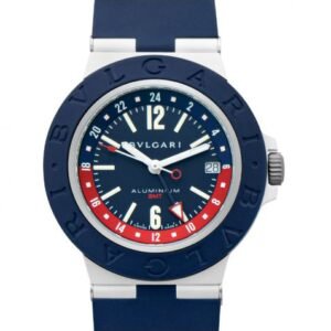 Bvlgari Automatic Blue Dial Aluminum Men's Watch
