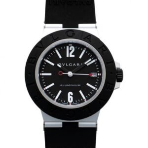 Bvlgari Aluminium Automatic Black Dial Men's Watch