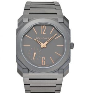 Bvlgari Octo Finissimo Automatic Grey Dial Titanium Men's Watch