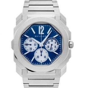 Bvlgari Octo Automatic Blue Dial Stainless Steel Men's Watch