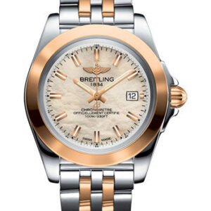 Breitling Galactic 32 Sleek Watch - Steel & rose Gold - Mother-Of-Pearl Dial - Two-Tone Bracelet - C71330121A1C1