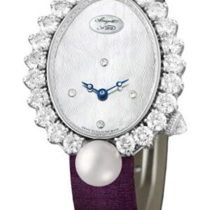 Breguet Perles ImpŽriales GJ29BB89245D58 - White Gold Case - Mother-Of-Pearl Dial - Purple Satin Strap - GJ29BB8924/5D58