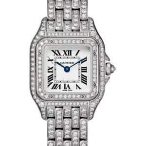 Cartier Panthere de Cartier Watch - 22 mm White Gold Diamond Case - Diamond Bezel - Diamond Bracelet - HPI01129