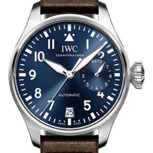 IWC Big Pilot's Watch Edition Le Petit Prince - 46.2 mm Stainless Steel Case - Blue Dial - Brown Calfskin Strap - IW501002